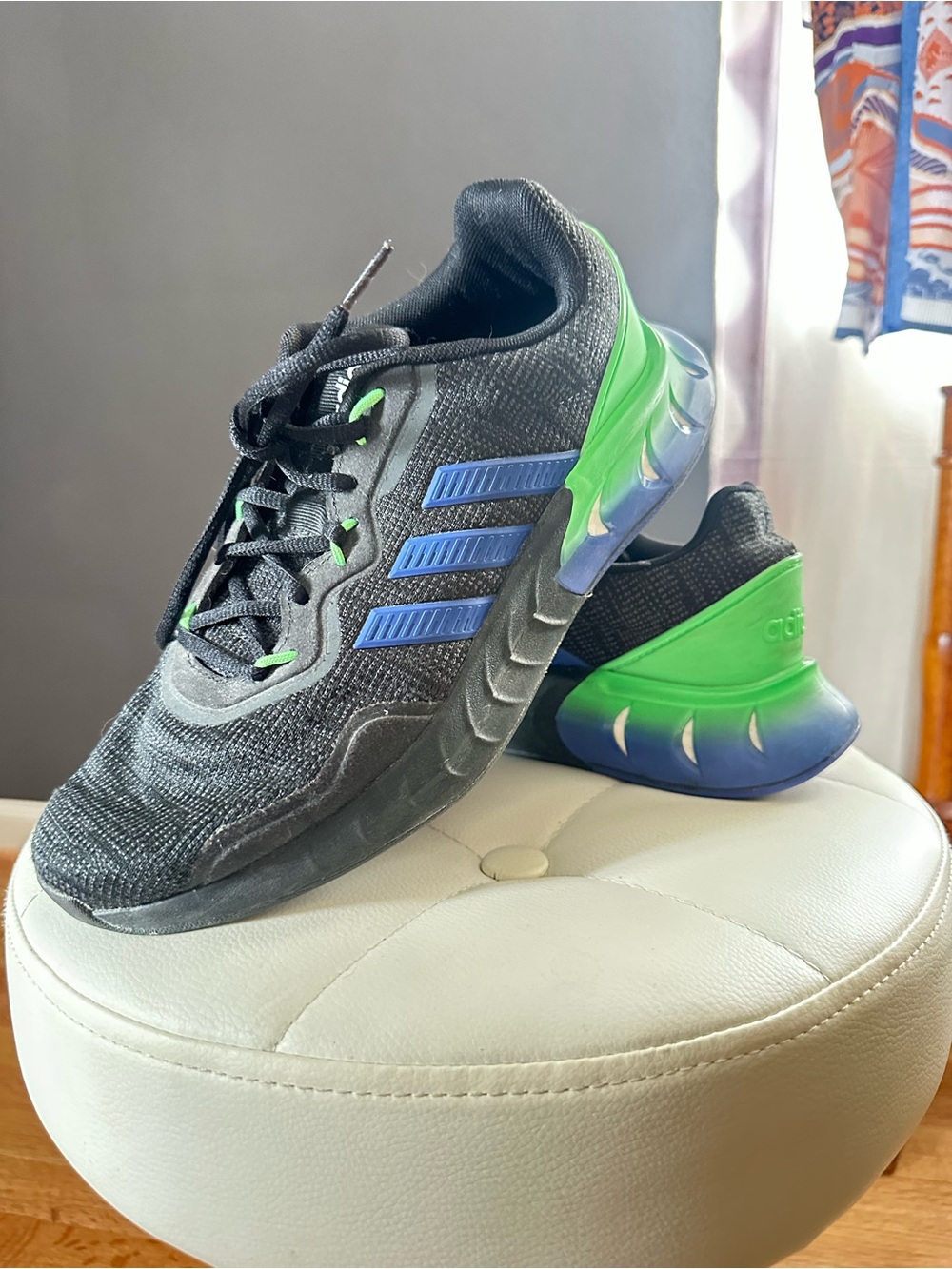 Adidas Kaptir Super Black Sonic Ink Boost Sneakers Men’s 8.5 GZ8172